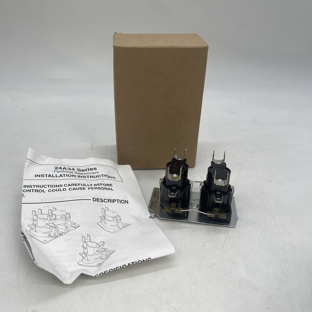 White Rodger 24A34-6 Heat Sequencer w Manual New In Box